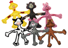 Multipet  Skele-Ropes Assortment - Assorted Animals 15"