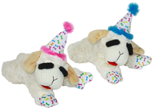 Multipet Lamb Chop® w/ Birthday Hat - Assorted Colors 6"