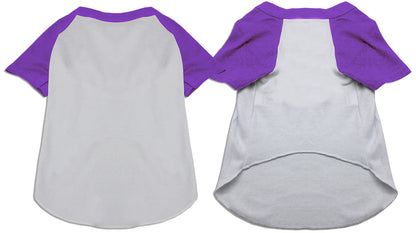Custom Screen Print Raglan Shirt for Dogs Cats Pets