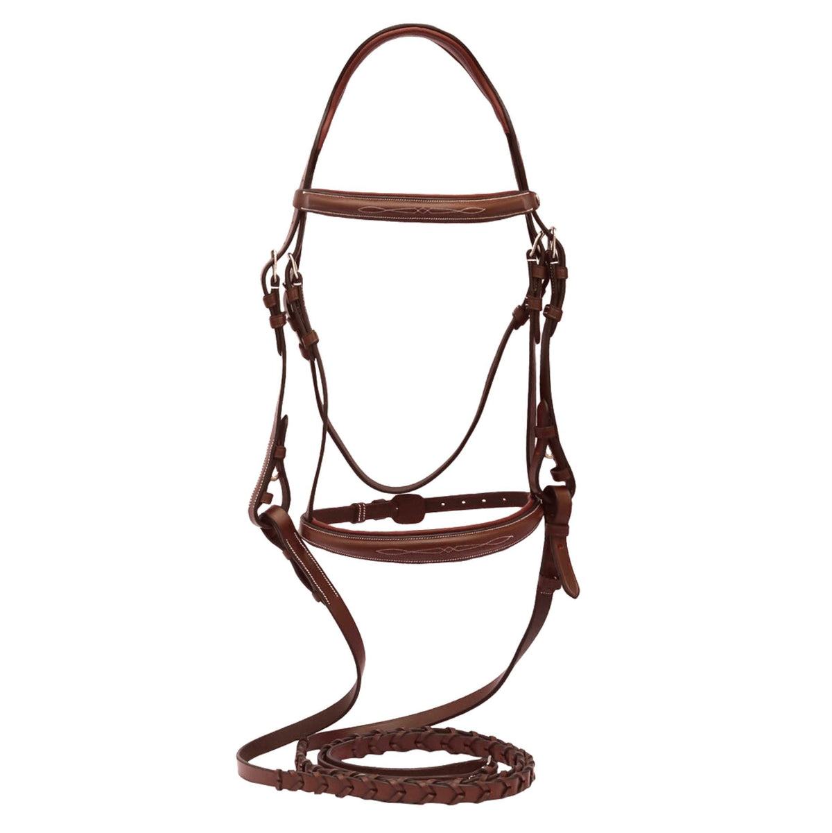 Henri de Rivel Pro Mono-Crown Padded Wide Noseband Bridle