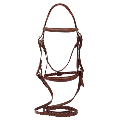 Henri de Rivel Pro Mono-Crown Padded Wide Noseband Bridle