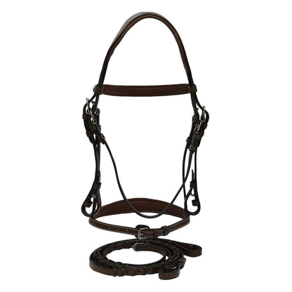 Henri de Rivel Pro Mono-Crown Padded Wide Noseband Bridle