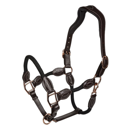 Henri de Rivel Ergonomic Leather Rope Halter