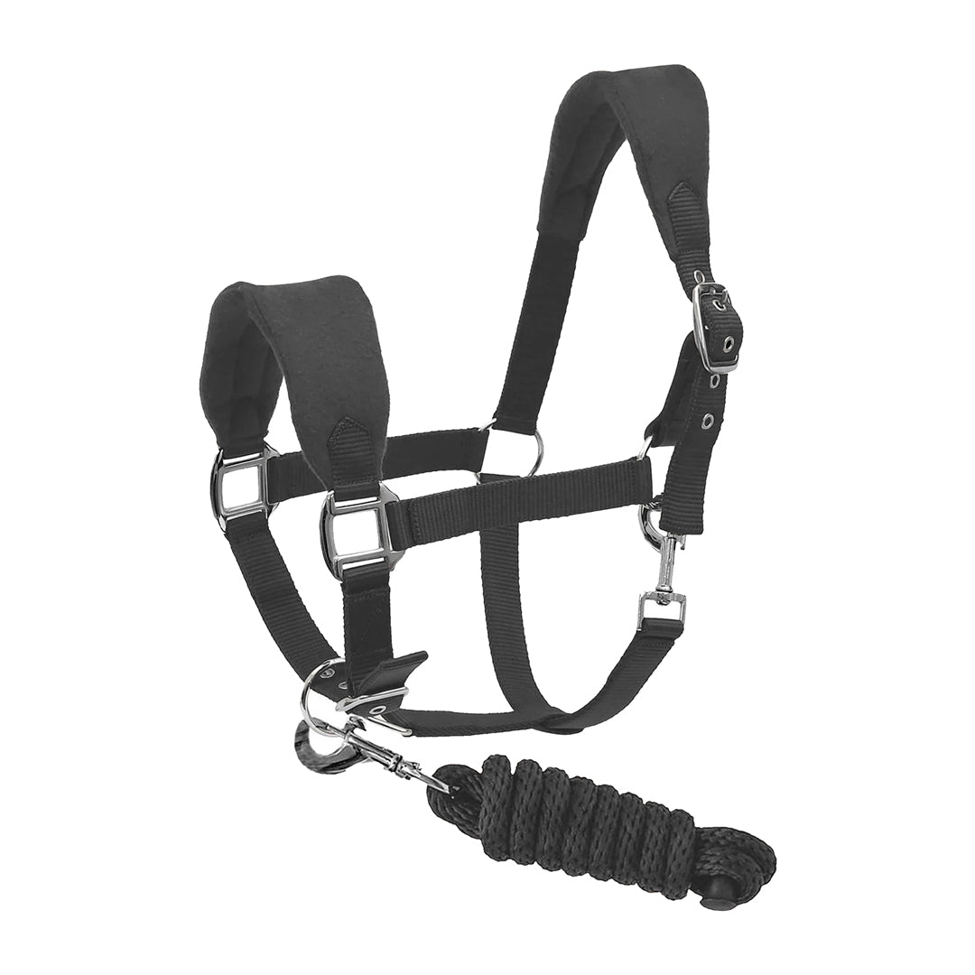 Henri de Rivel Ergonomic Comfort Halter and Lead Rope Set