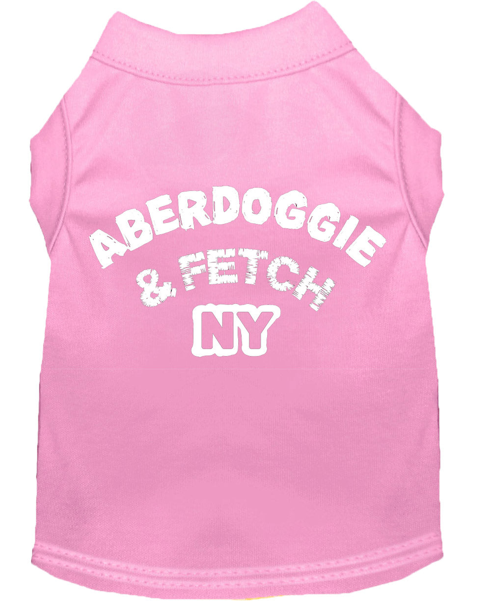 Pet Shirt "Aberdoggie and Fetch NY"