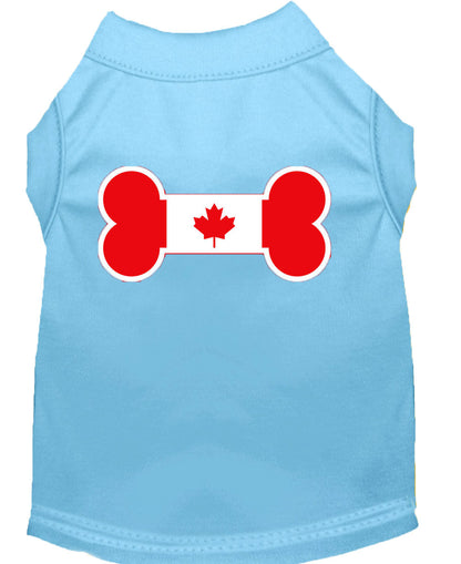 Pet Shirt "Bone Shaped Canadian Flag"