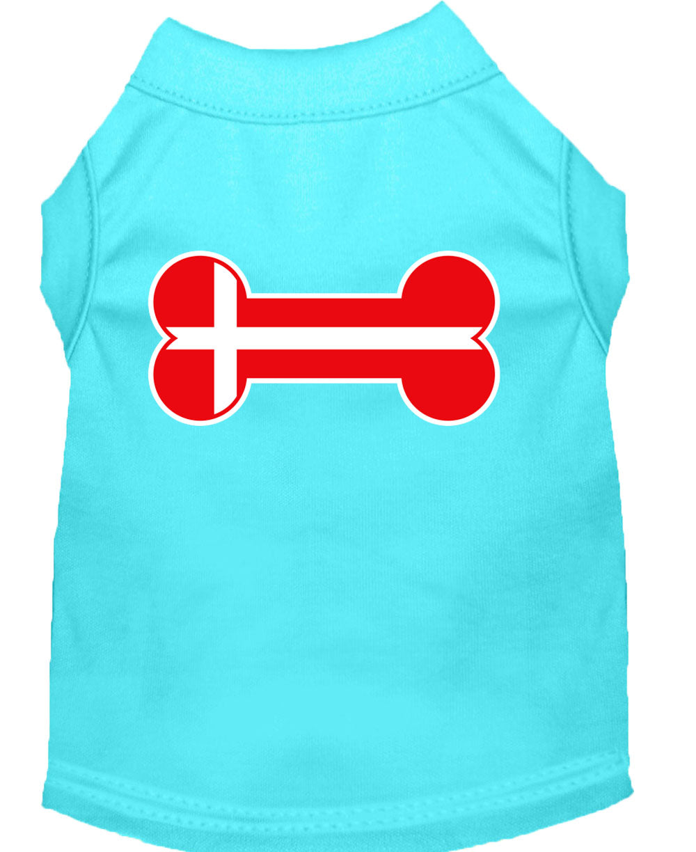 Pet Shirt "Bone Flag Denmark"