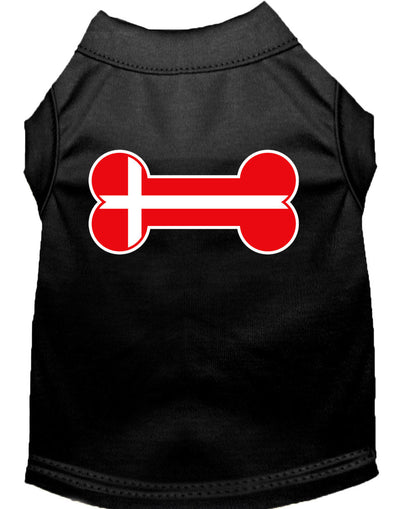 Pet Shirt "Bone Flag Denmark"
