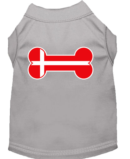 Pet Shirt "Bone Flag Denmark"