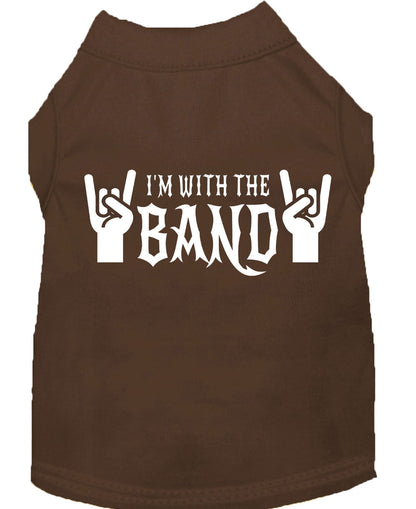 Pet Shirt "I'm With The Band"