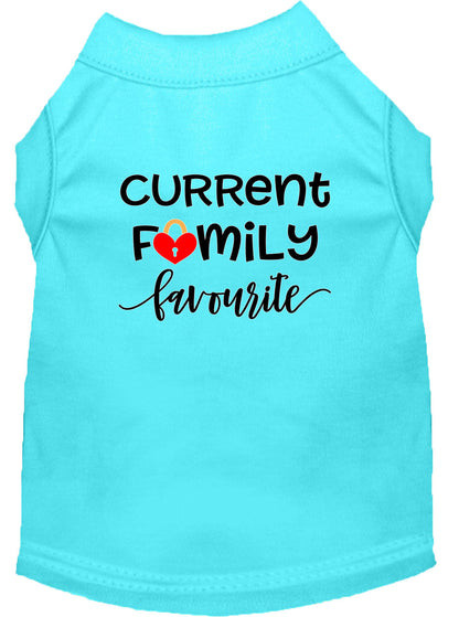 Pet Shirt "Current Family Favorite"