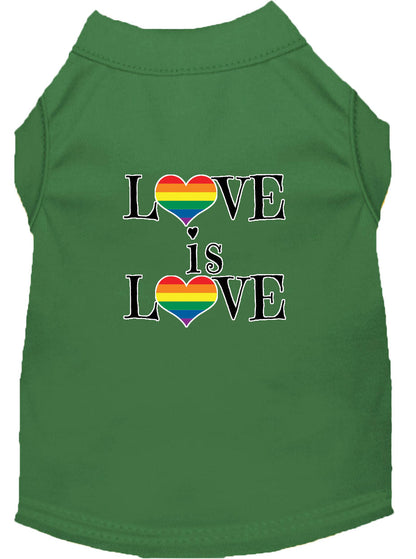 Pet Shirt "Love Is Love"