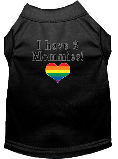 Pet Shirt "I Have Two Mommies"