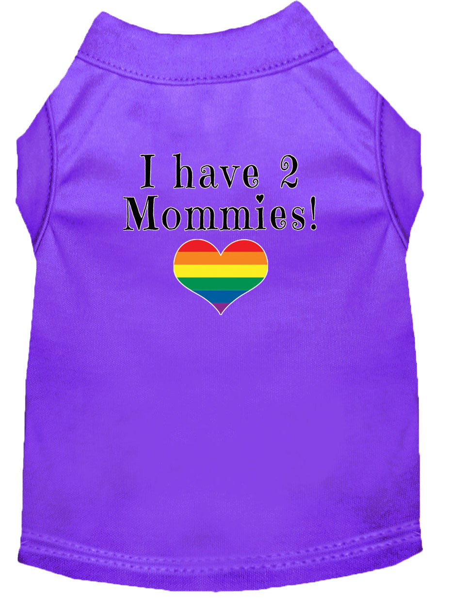 Pet Shirt "I Have Two Mommies"