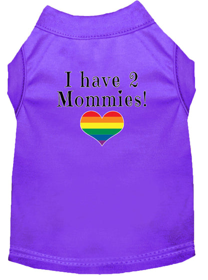Pet Shirt "I Have Two Mommies"