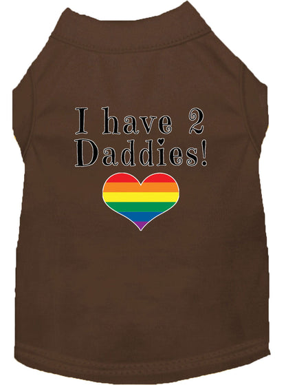 Pet Shirt "I Have Two Daddies"