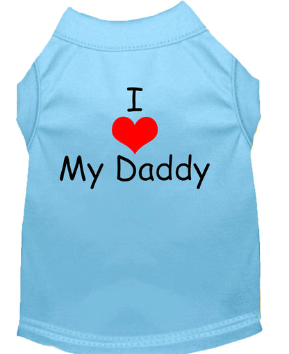 Pet Shirt "I Love My Daddy"