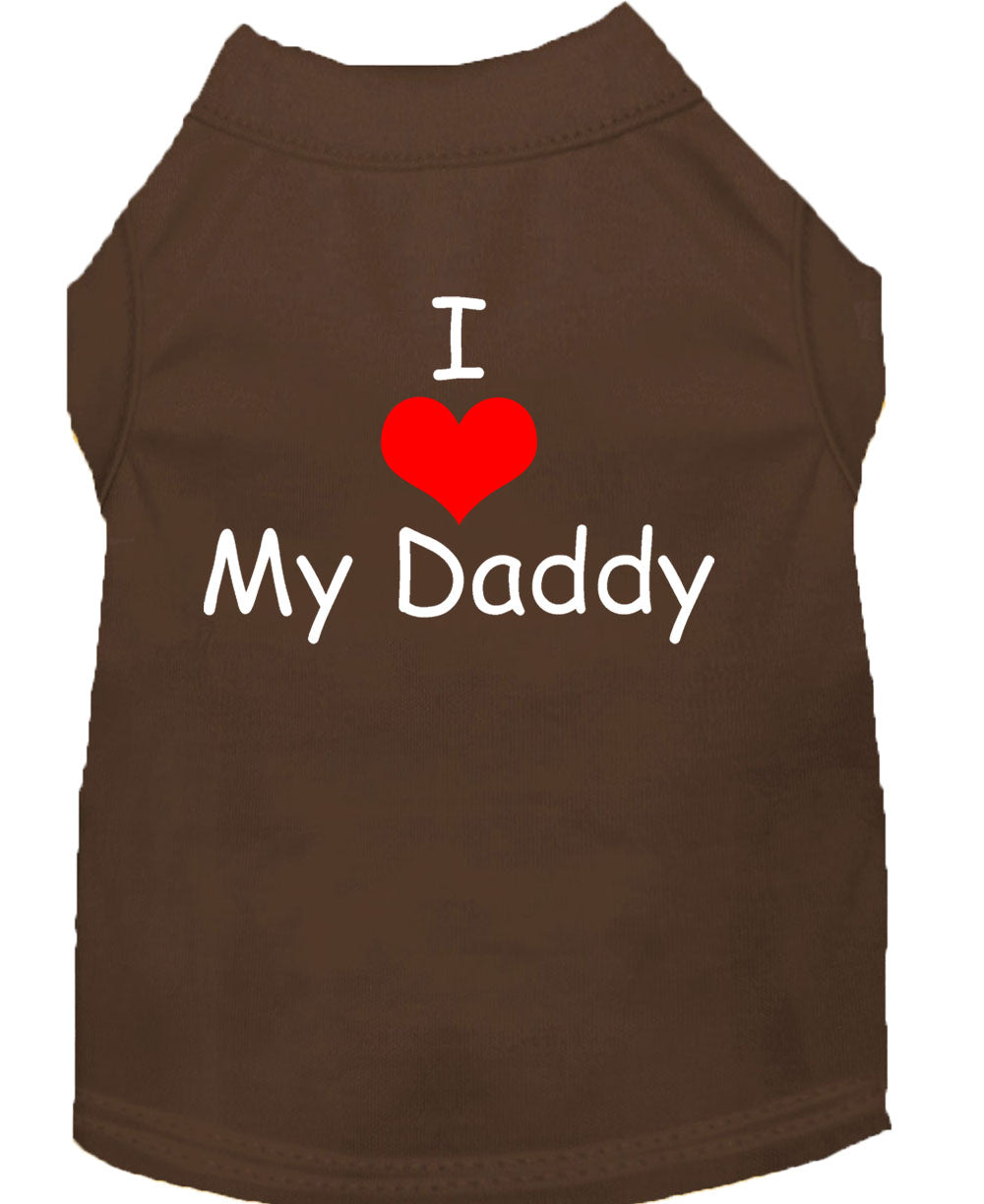Pet Shirt "I Love My Daddy"
