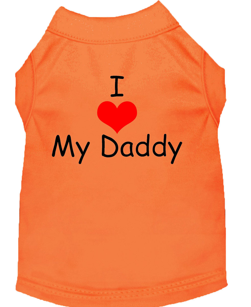 Pet Shirt "I Love My Daddy"