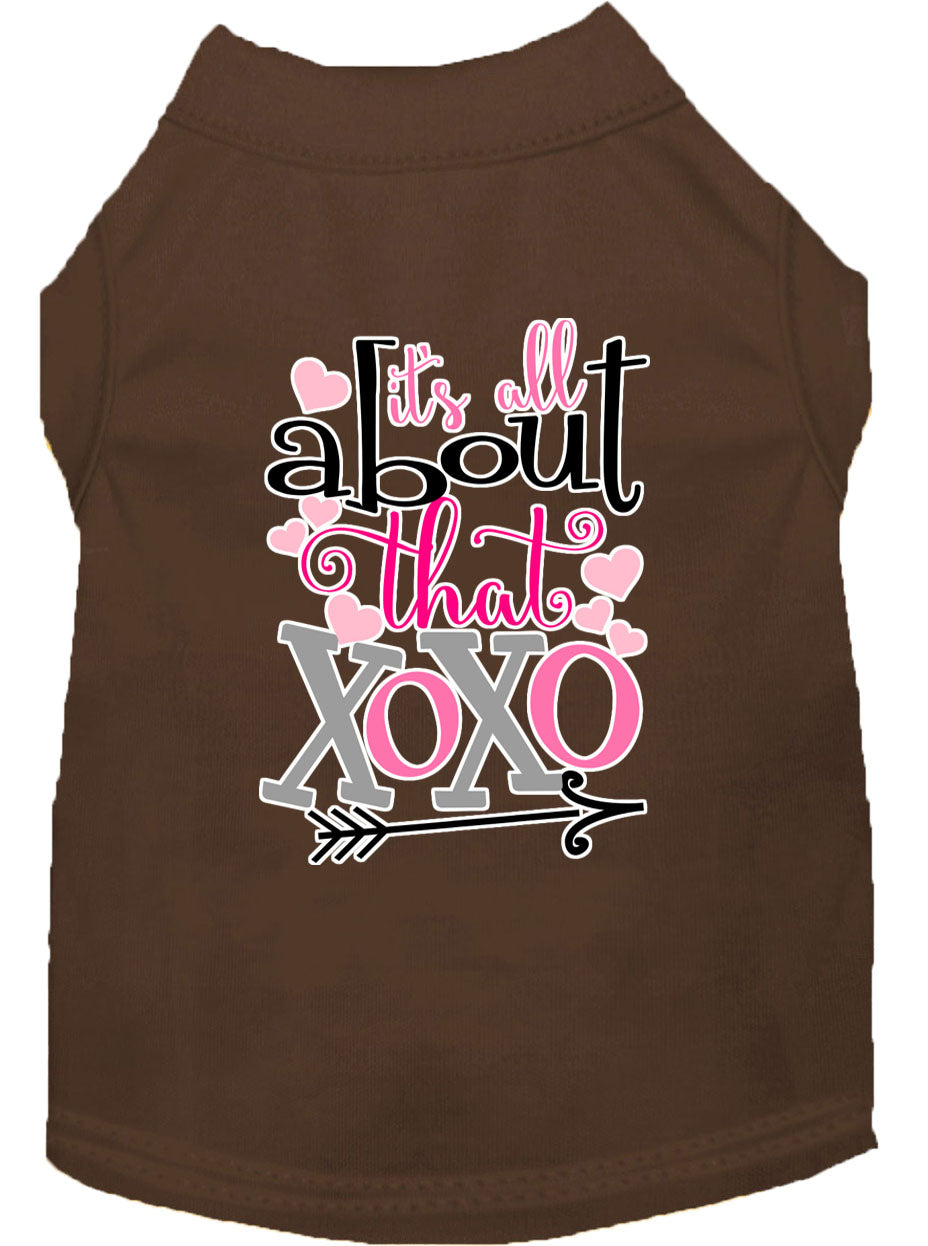 Pet Shirt "All About That XOXO"