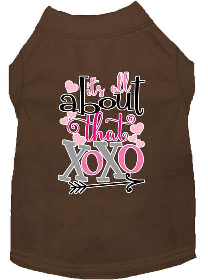 Pet Shirt "All About That XOXO"