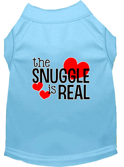 Pet Shirt "The Snuggle Is Real"