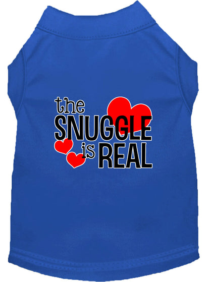 Pet Shirt "The Snuggle Is Real"