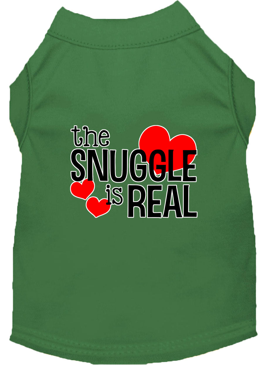 Pet Shirt "The Snuggle Is Real"