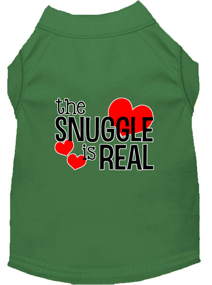 Pet Shirt "The Snuggle Is Real"