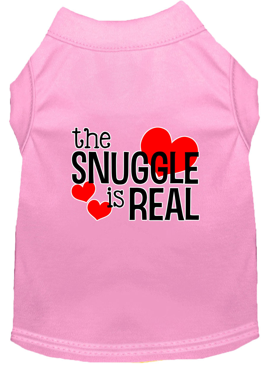 Pet Shirt "The Snuggle Is Real"