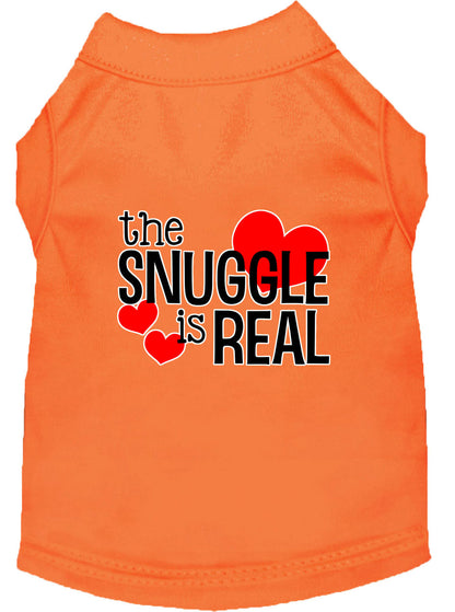 Pet Shirt "The Snuggle Is Real"