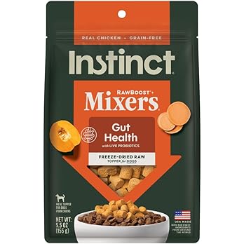 Instinct Raw Boost Mixers Dog Freeze Dried Gut Health Topper (23oz)