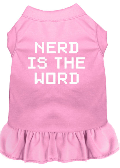 Pet Dress "Nerd Is The Word"