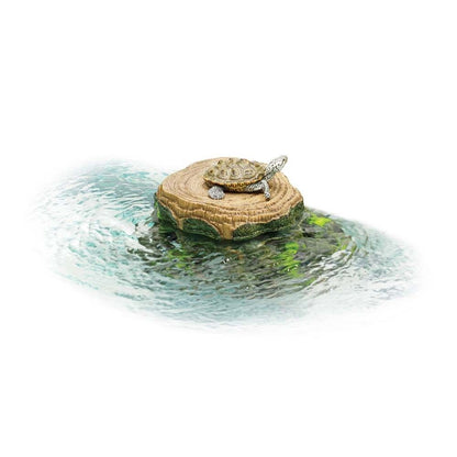 Zilla Freestanding Floating Basking Platforms Turtle Trunk 11.75 x 9.5 x 5.25"