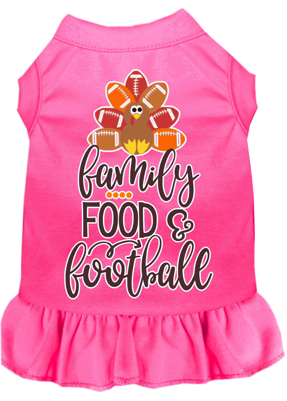 Pet Dress "Family, Food & Football"