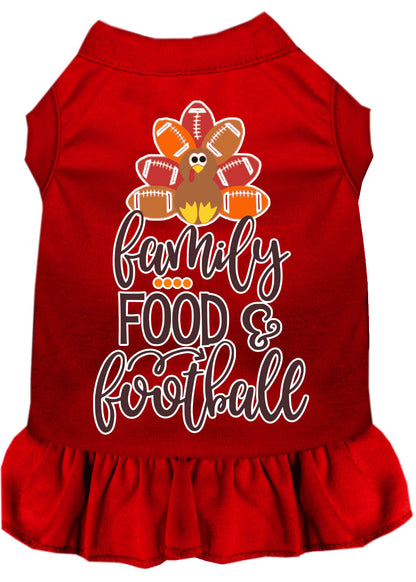 Pet Dress "Family, Food & Football"