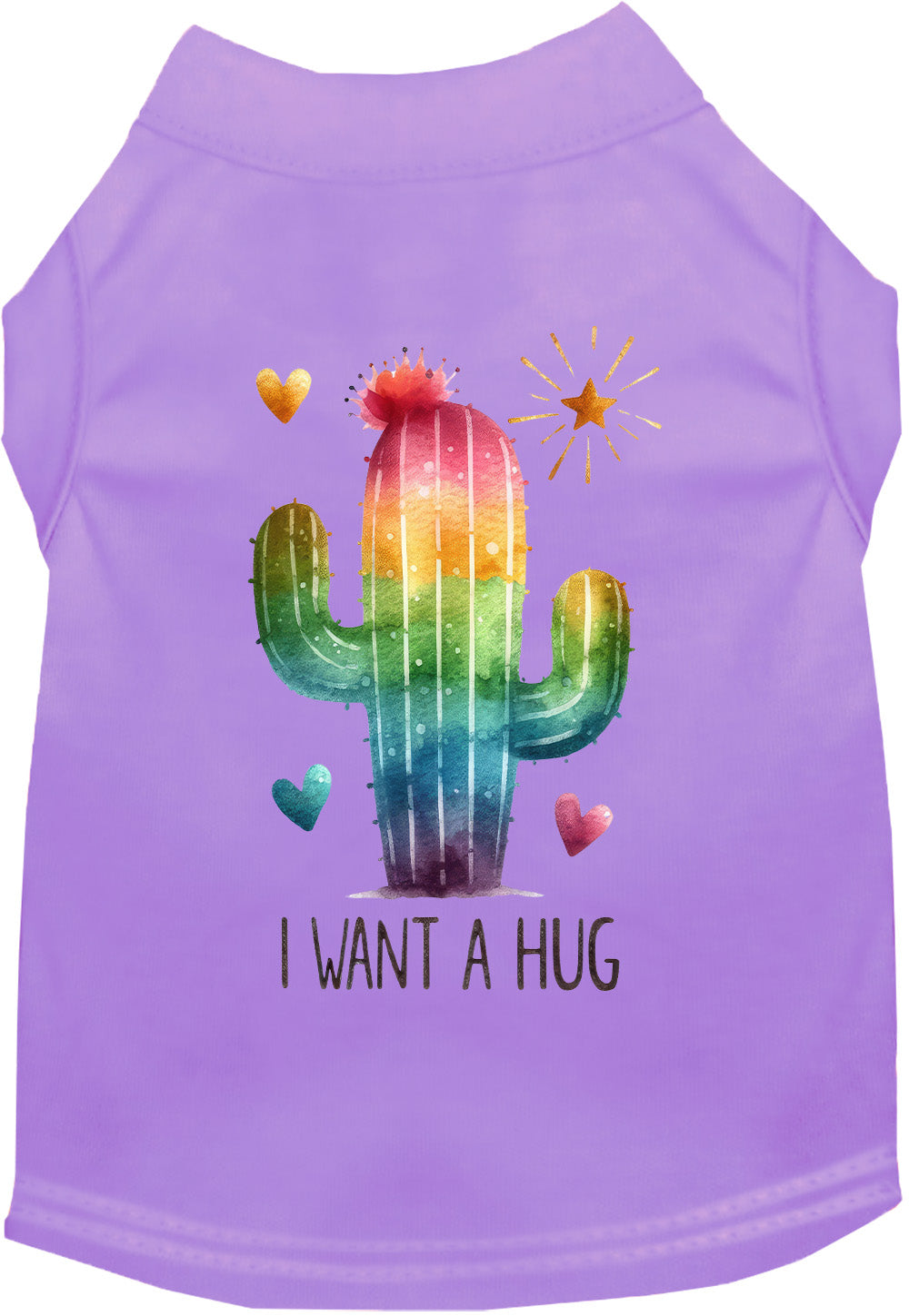 Dog Shirt for Pets "Cactus Want a Hug"