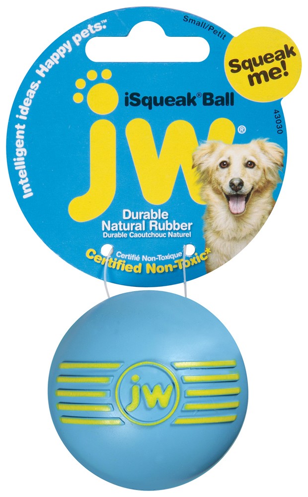 JW iSqueak Ball Dog Toy Small