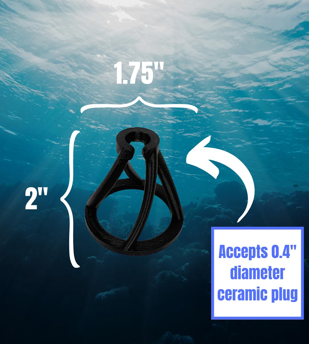 Chatelet REEFSHAPE Coral Frag Plug Stand for Coral Stability | 5 Pack Aquarium Substrate Frag Holder | Coral Protector Inserts | Made in USA