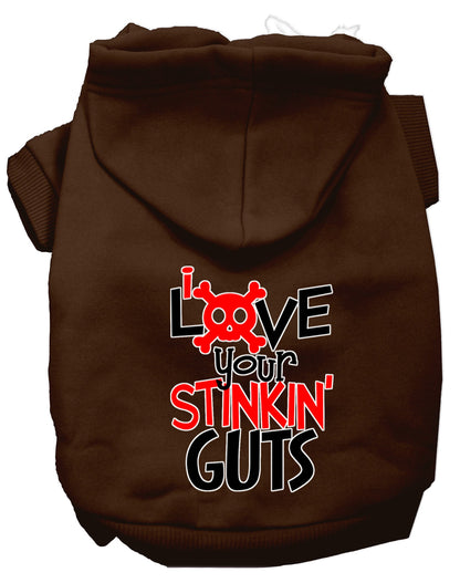 Pet Hoodie "Love Your Stinkin Guts"