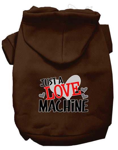Pet Hoodie "Just A Love Machine"