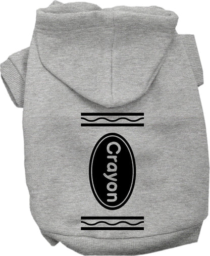 Halloween Pet Hoodie "Crayon Costume"
