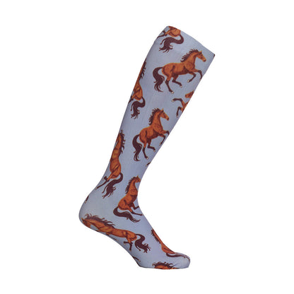 AWST Int'l Lila Bay Horses Socks