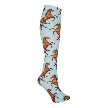 AWST Int'l Lila Bay Horses Socks