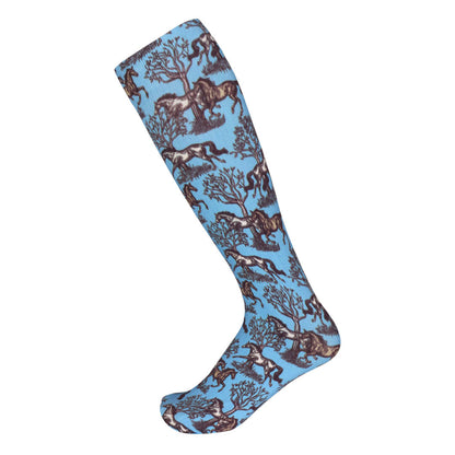 AWST Int'l Lila Toile Socks