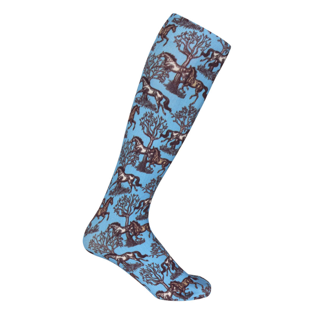 AWST Int'l Lila Toile Socks