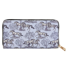 AWST Int'l "Lila" Blue Toile Clutch Wallet