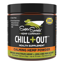 Super Snouts Dog & Cat Grain Free Chill + Out Calming Hemp Powder 75 Grams