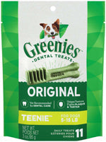 Greenies Original Dog Dental Treat 3 Oz, 11 Ct, Teenie