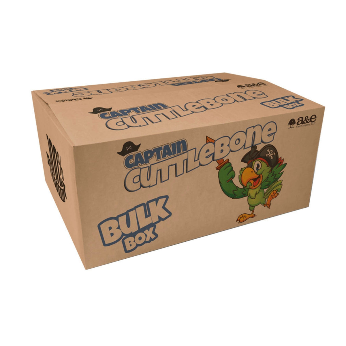 A & E Cages Cuttlebone Pieces Bulk Box 1ea/4-6 in, 5 lb